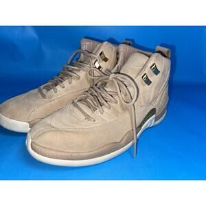 Nike Air Jordan 12 Retro Vachetta Tan A06068-203 Men 9 / Women 10.5 Suede